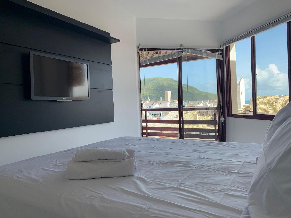Apartamento Com Vista Do Mar Em Residencial Com Piscina Florianópolis Dış mekan fotoğraf