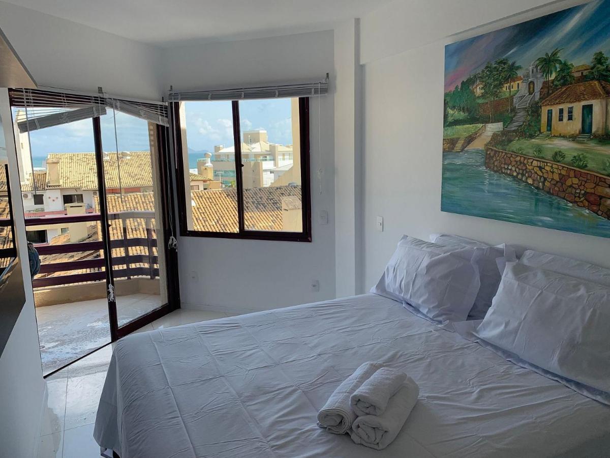 Apartamento Com Vista Do Mar Em Residencial Com Piscina Florianópolis Dış mekan fotoğraf