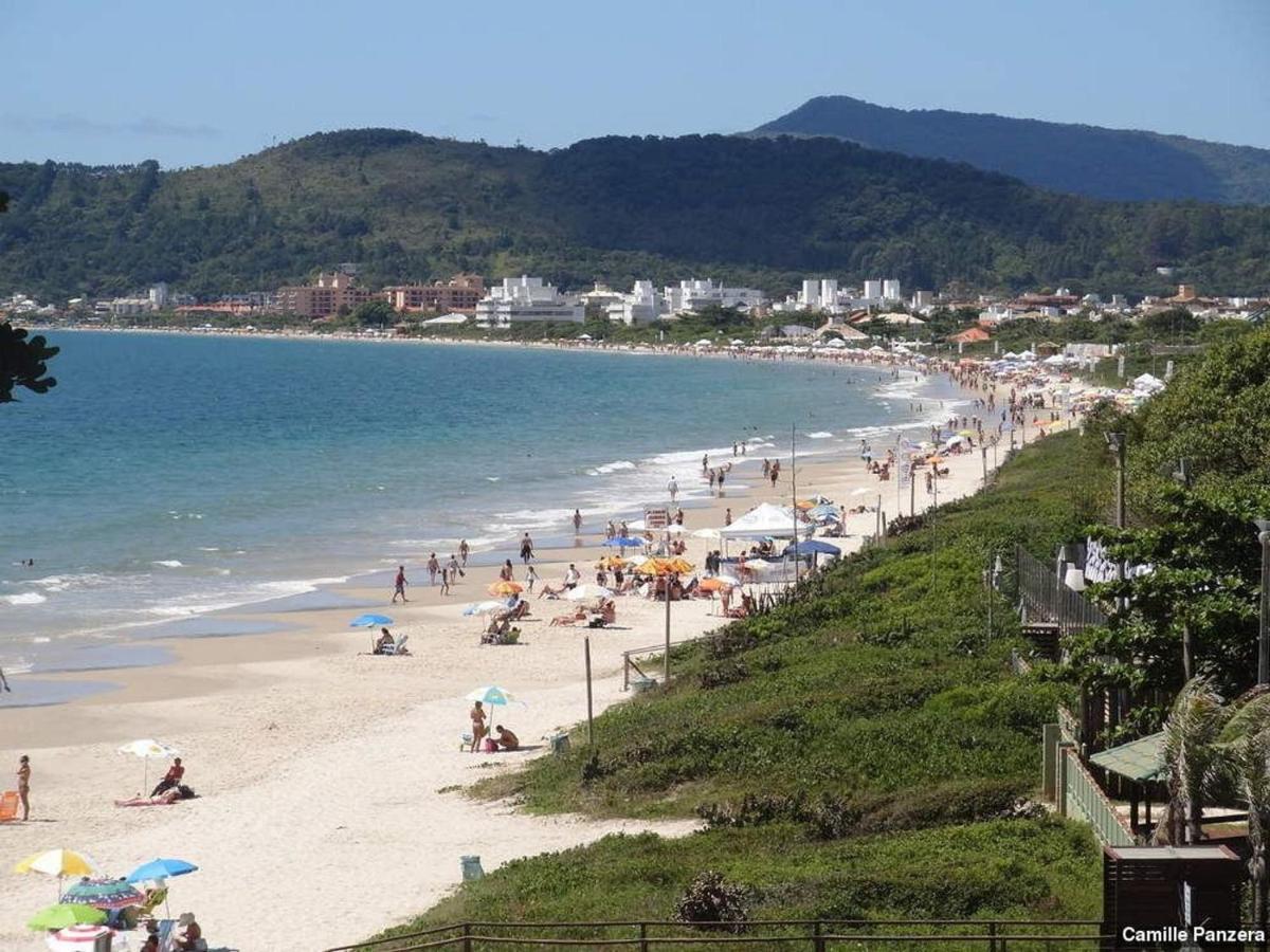 Apartamento Com Vista Do Mar Em Residencial Com Piscina Florianópolis Dış mekan fotoğraf