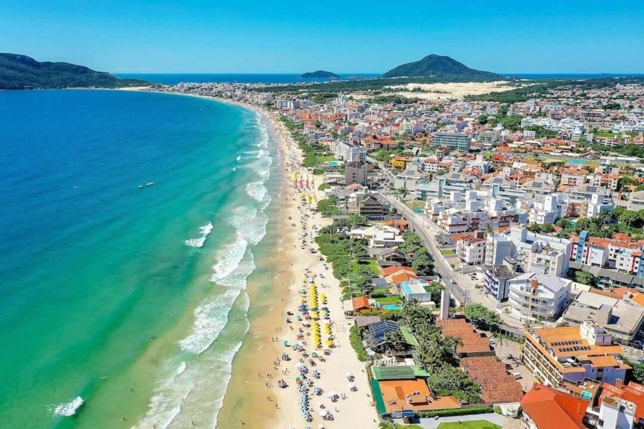 Apartamento Com Vista Do Mar Em Residencial Com Piscina Florianópolis Dış mekan fotoğraf