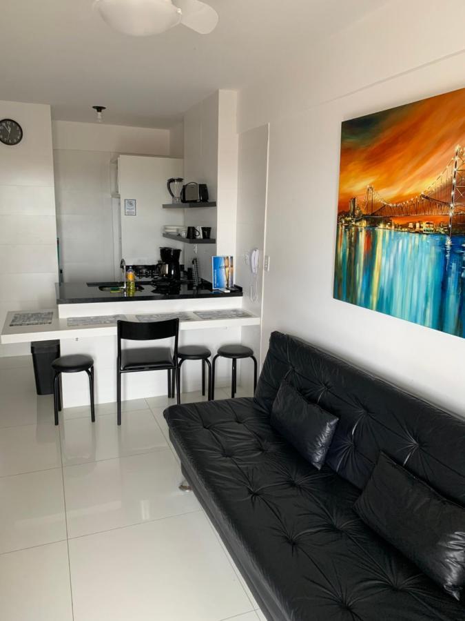 Apartamento Com Vista Do Mar Em Residencial Com Piscina Florianópolis Dış mekan fotoğraf