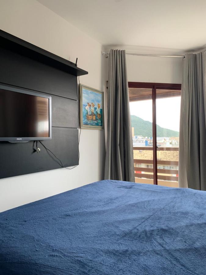 Apartamento Com Vista Do Mar Em Residencial Com Piscina Florianópolis Dış mekan fotoğraf