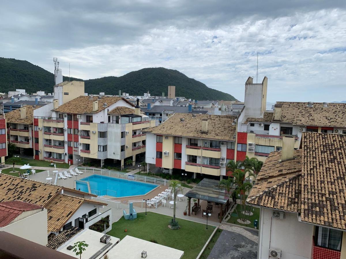 Apartamento Com Vista Do Mar Em Residencial Com Piscina Florianópolis Dış mekan fotoğraf