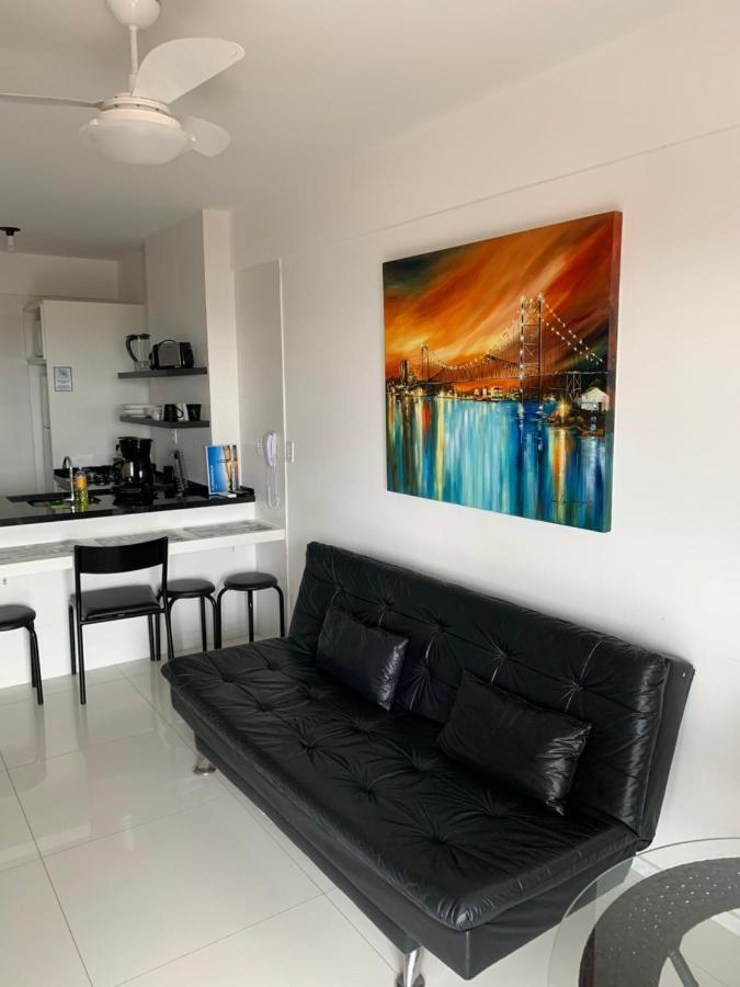 Apartamento Com Vista Do Mar Em Residencial Com Piscina Florianópolis Dış mekan fotoğraf