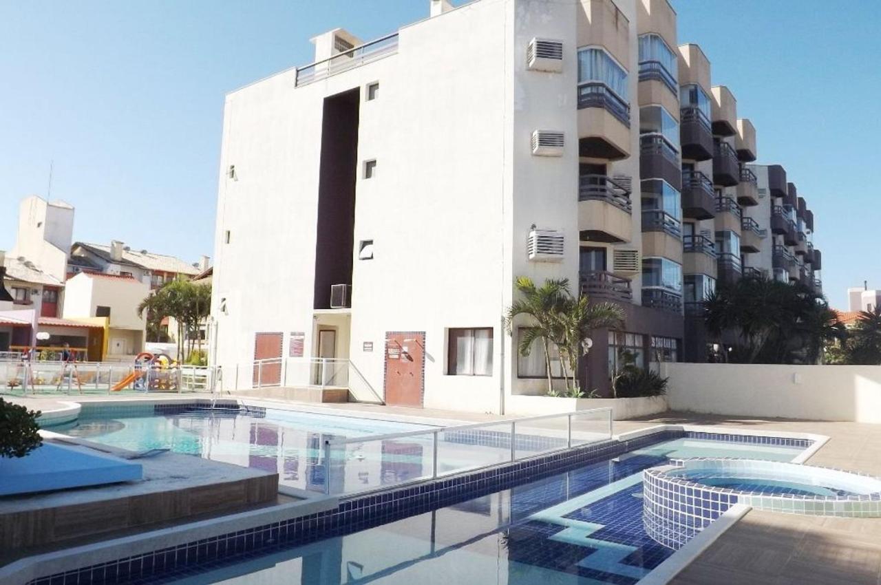 Apartamento Com Vista Do Mar Em Residencial Com Piscina Florianópolis Dış mekan fotoğraf