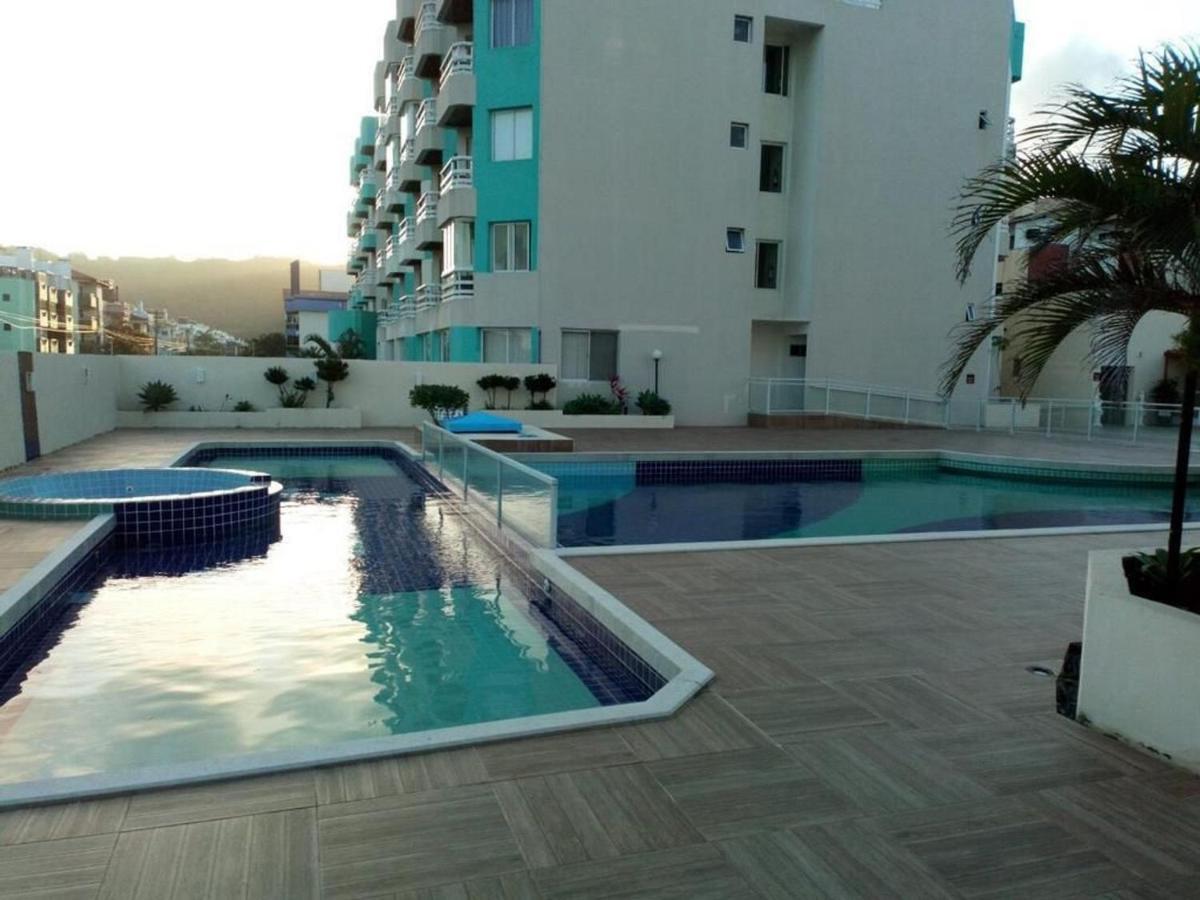 Apartamento Com Vista Do Mar Em Residencial Com Piscina Florianópolis Dış mekan fotoğraf