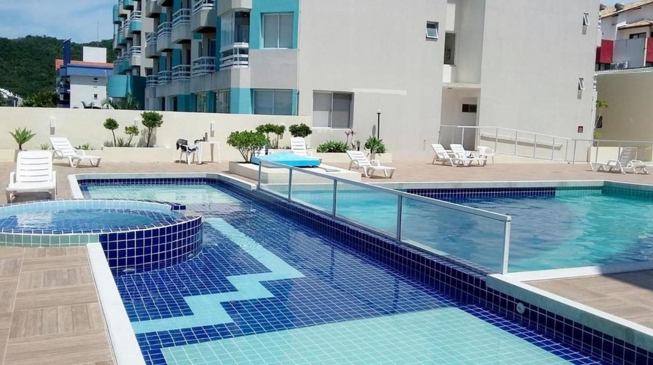 Apartamento Com Vista Do Mar Em Residencial Com Piscina Florianópolis Dış mekan fotoğraf