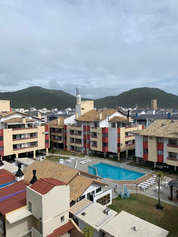 Apartamento Com Vista Do Mar Em Residencial Com Piscina Florianópolis Dış mekan fotoğraf